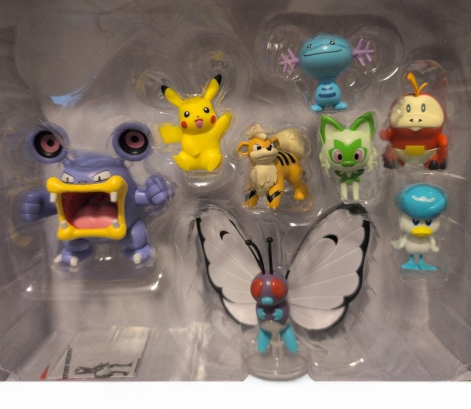 3-inch Raichu figure from the Pokémon Battle Figure 8 Pack, ready for epic battles.