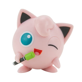 Pokémon Battle Figure Leafeon vibrant green figure for shelf decor.