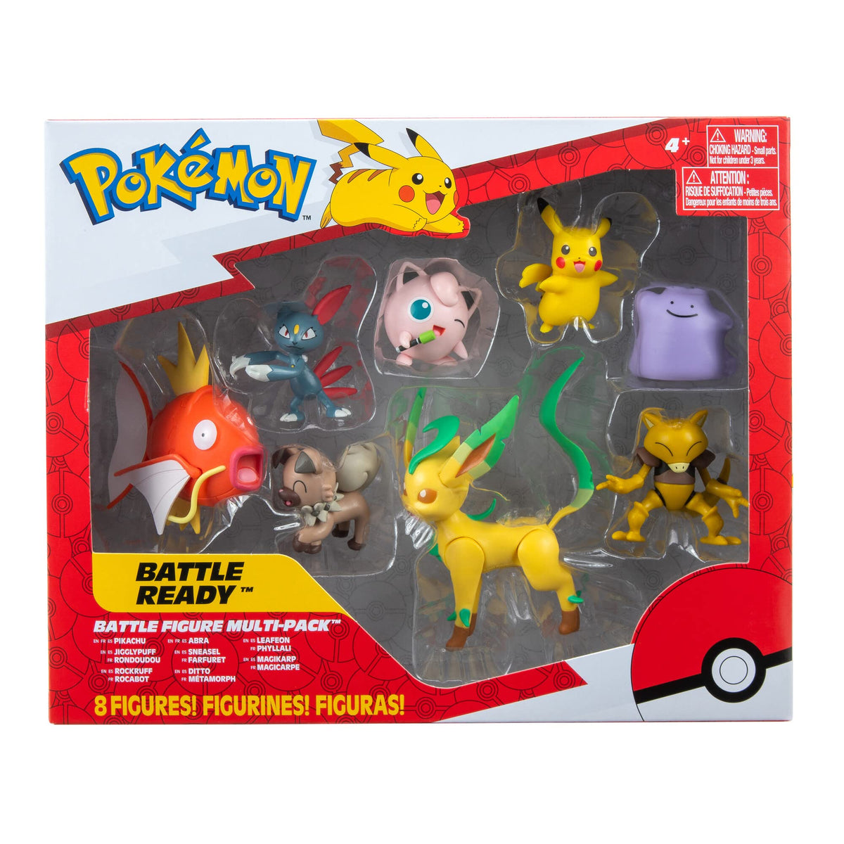 Pokémon Battle Figure Pikachu female in a dynamic display pose for collection and display.