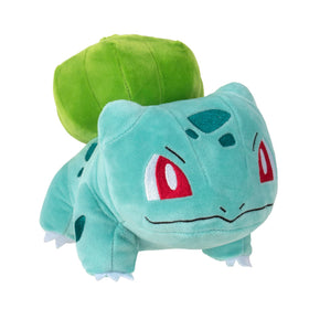 Pokémon Bulbasaur 8-inch plush, packaging view, a ready gift option