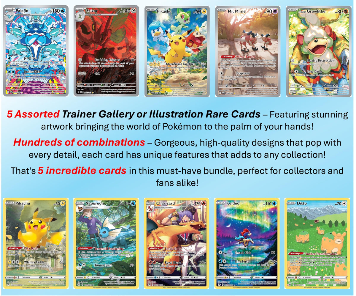 Pokémon Trainer Gallery illustration rare card 2 vibrant artwork perfect for trades