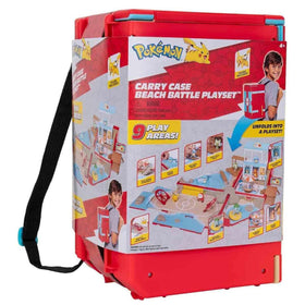 Pokémon Carry Case Beach Battle Playset Pikachu figure included for playtime.