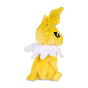 Pokémon Center Jolteon Sitting Cuties Plush uses soft polyester fabric for cuddly touch.