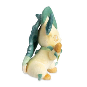 Pokemon Center Leafeon Plush dimensions help plan display space.