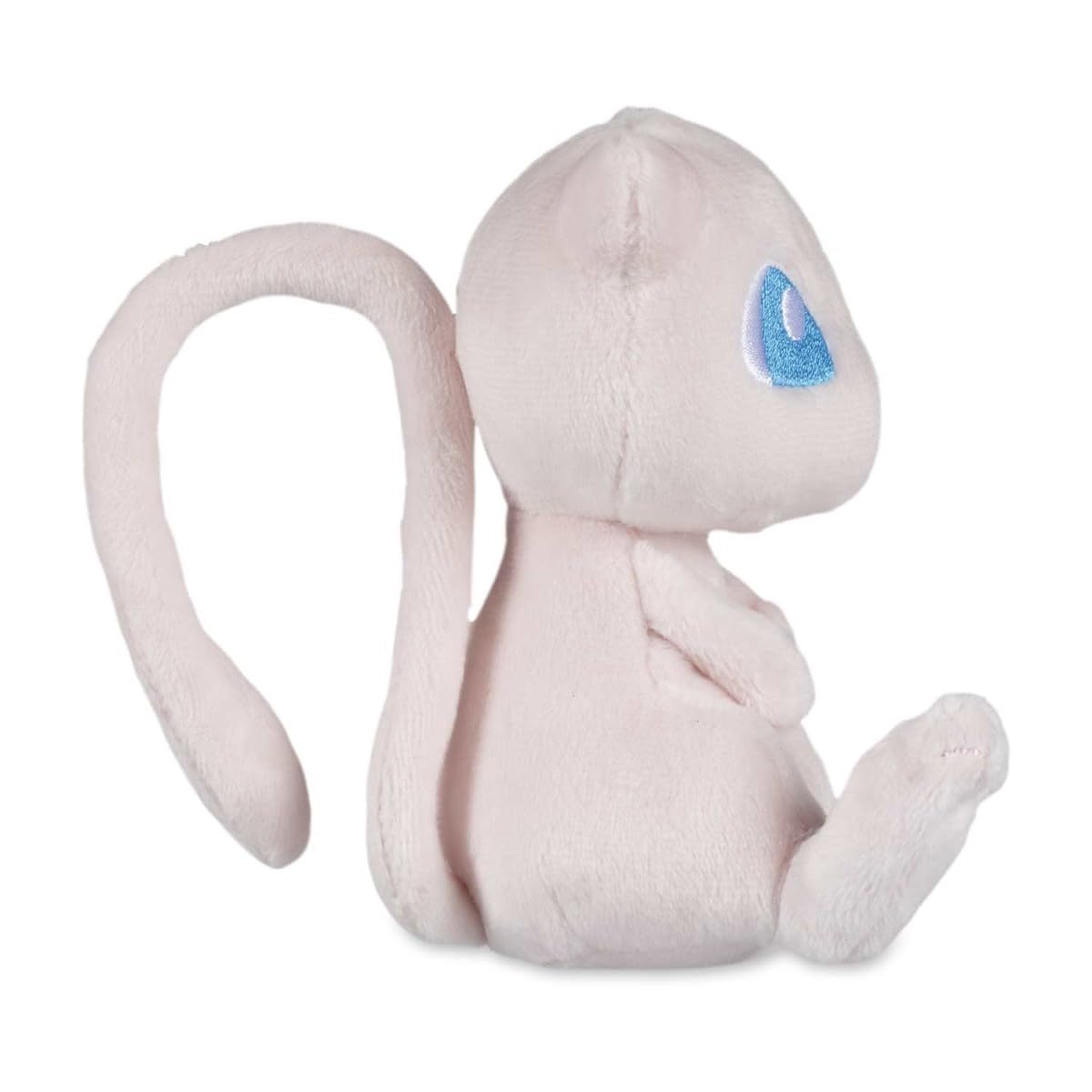 Pokémon Center Mew Sitting Cuties Plush palm-sized display for compact shelf