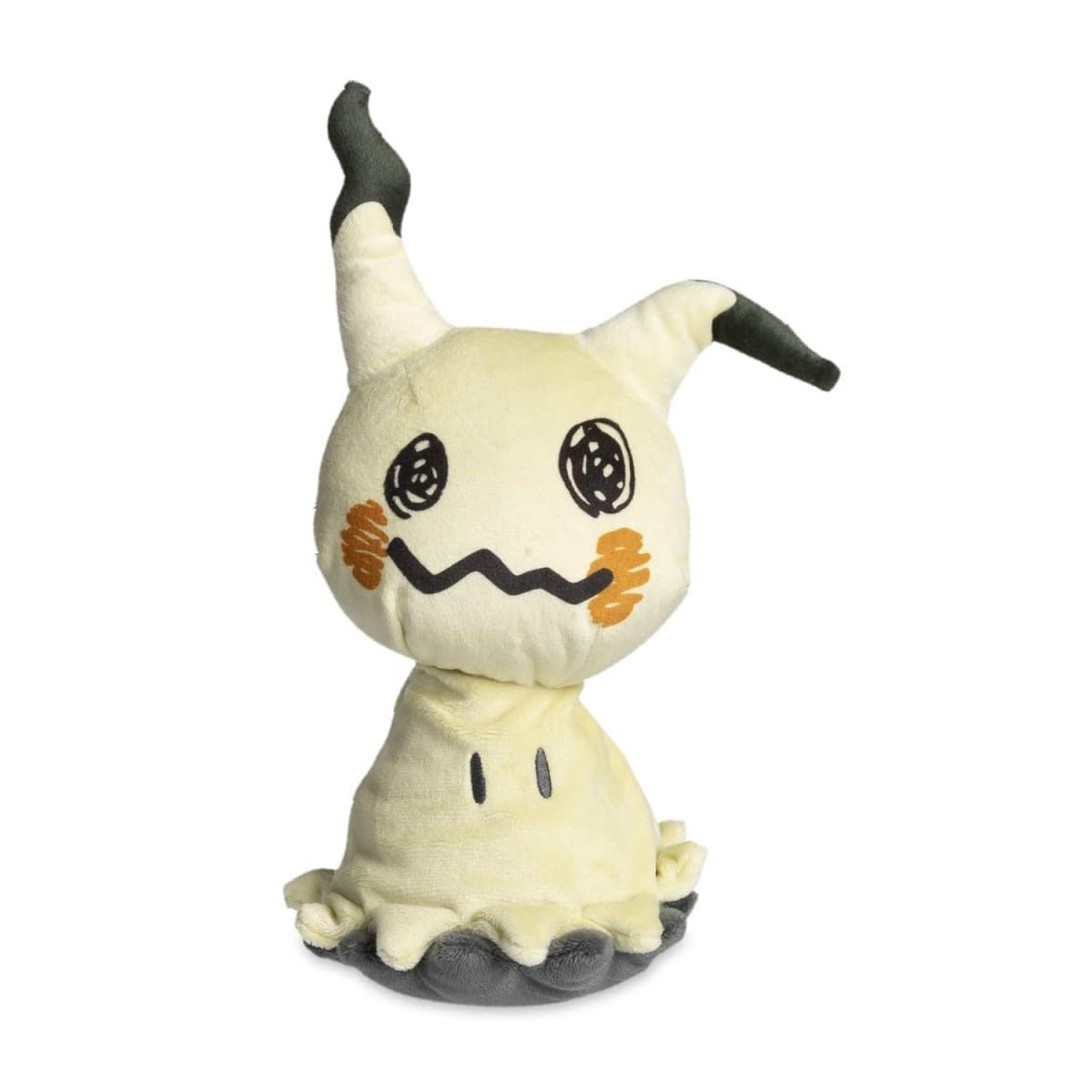 Pokemon Center Mimikyu plush side view showing embroidered details