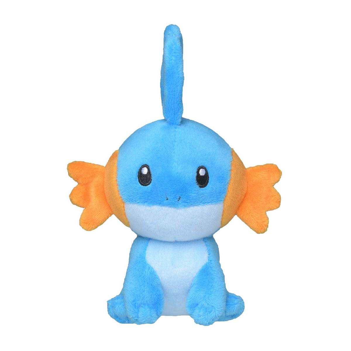 Pokémon Center Mudkip Plush from Sitting Cuties, compact cuddle buddy for fans