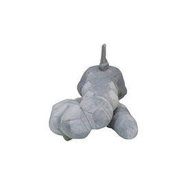 Pokémon Center Onix Sitting Cuties plush, back view, durable plush for collection display and gentle storytelling