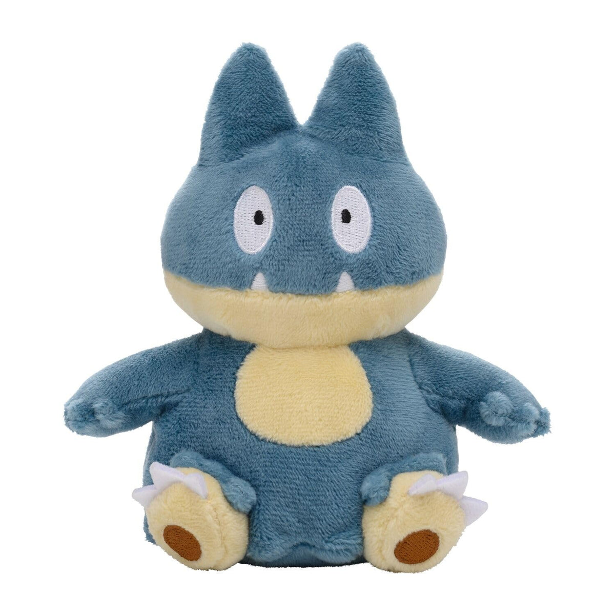 Pokémon Center Munchlax plush front view, ideal for collectors and cozy play