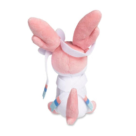 Pokémon Center Sylveon Sitting Cuties Plush weighted with microbeads for steady sits.