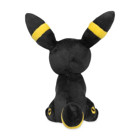 Pokemon Center Umbreon Sitting Cuties plush on flat surface as desk companion.