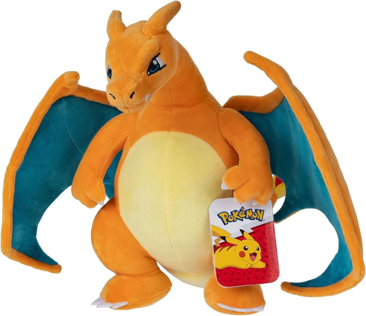 Pokemon Charizard plush 30cm face detail for cuddling and imaginative play
