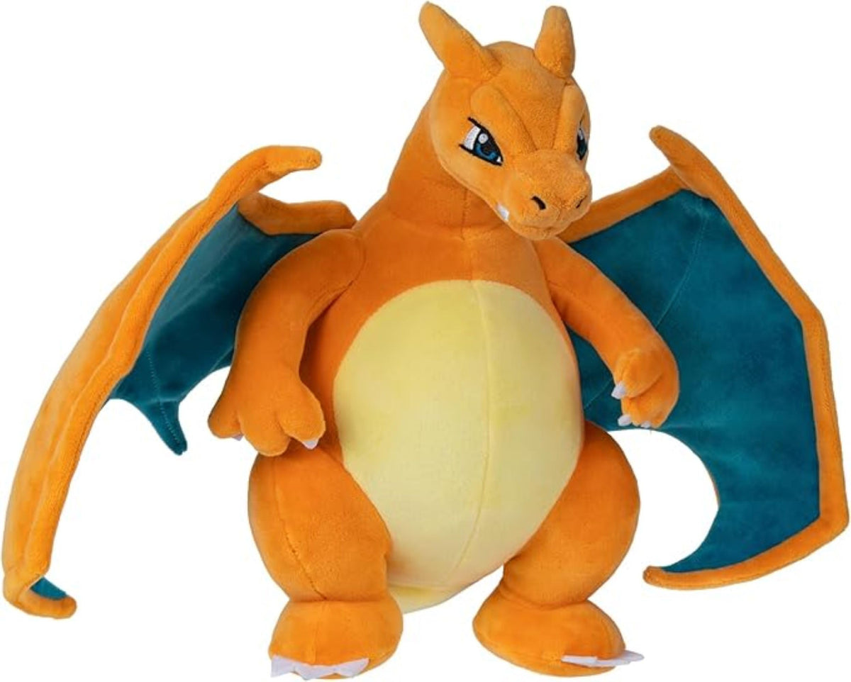 Pokemon Charizard plush 30cm compact size, travel-friendly companion