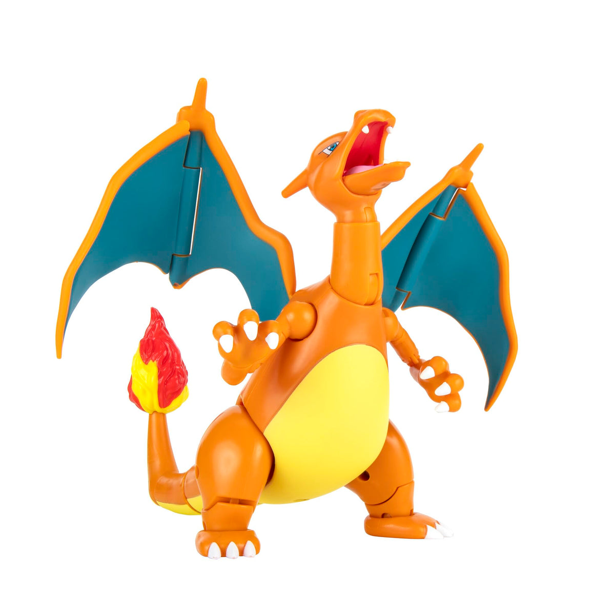 Pokemon Charizard official Jazwares license badge indicating trusted Pokémon toy
