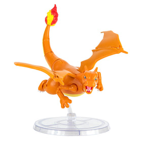 Pokemon Charizard with posing arm accessory enabling flexible display possibilities