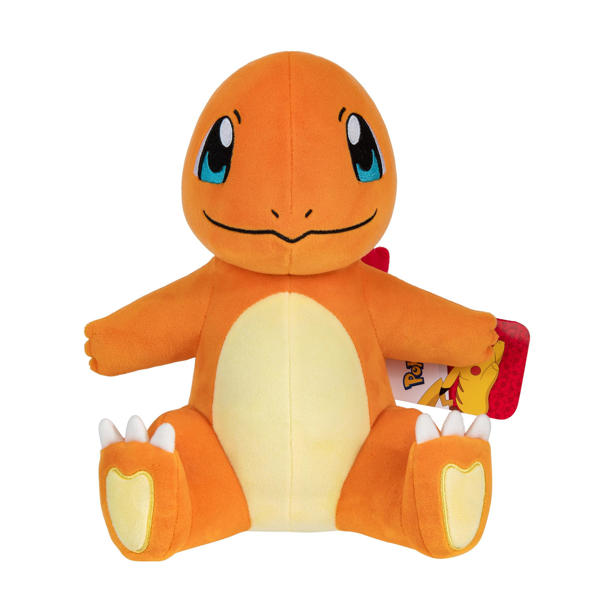 Charmander plush authentic details from Jazwares ideal for collectors and display.