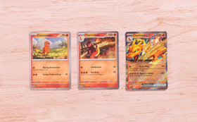 Charmeleon foil card with vibrant sheen enhances shelf display and collectibility