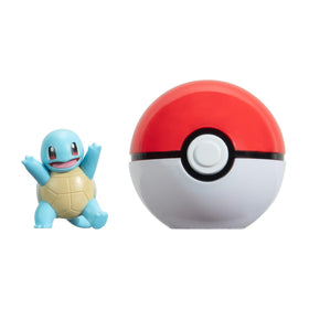 Squirtle inside Poké Ball accessory for portable battles