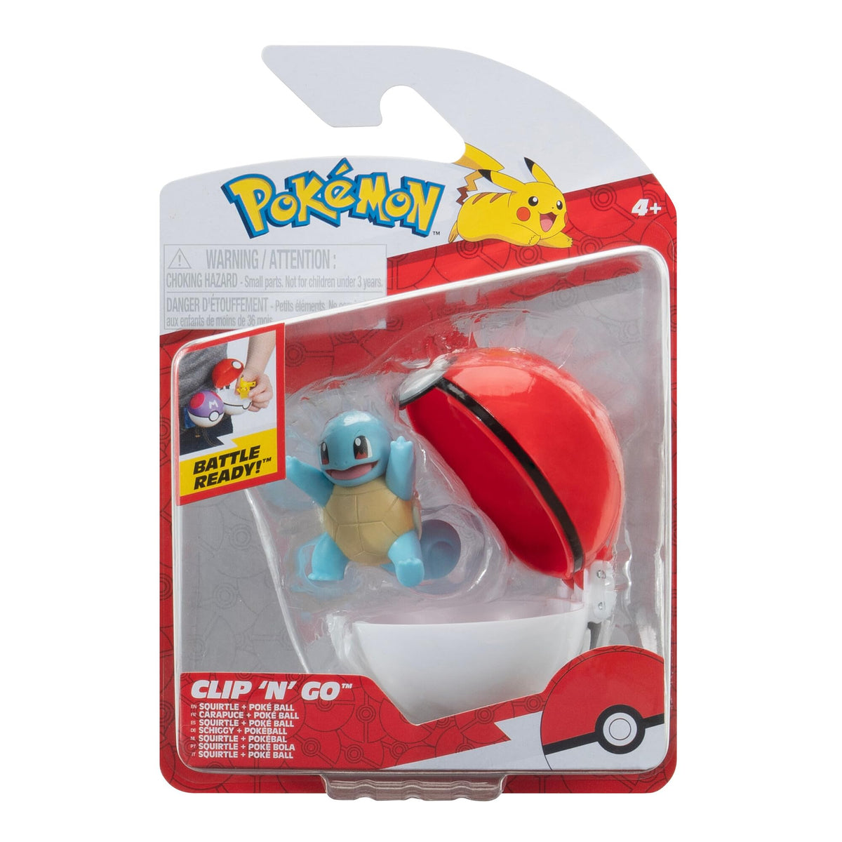 Pokémon Clip N Go Squirtle battle figure for on-the-go play