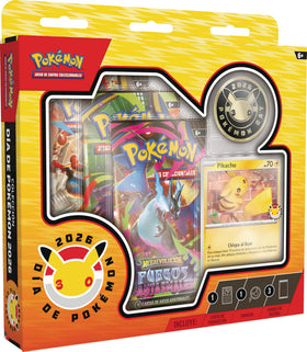 Pokémon Day 2026 holographic Pikachu promo card with stamp for collectors