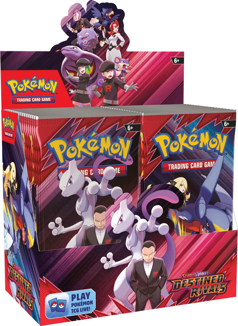 Pokemon Destined Rivals booster display box front view for collectors
