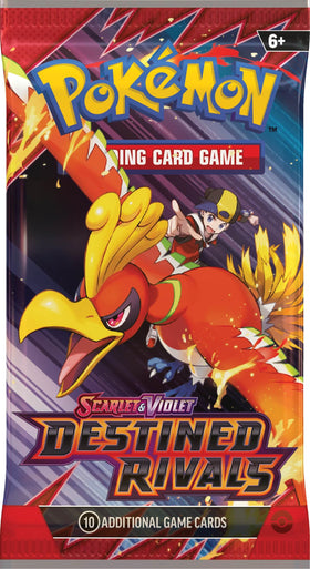 Pokemon Destined Rivals close-up of illustrated ex cards