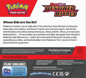 Pokemon Destined Rivals display encourages strategic deck-building
