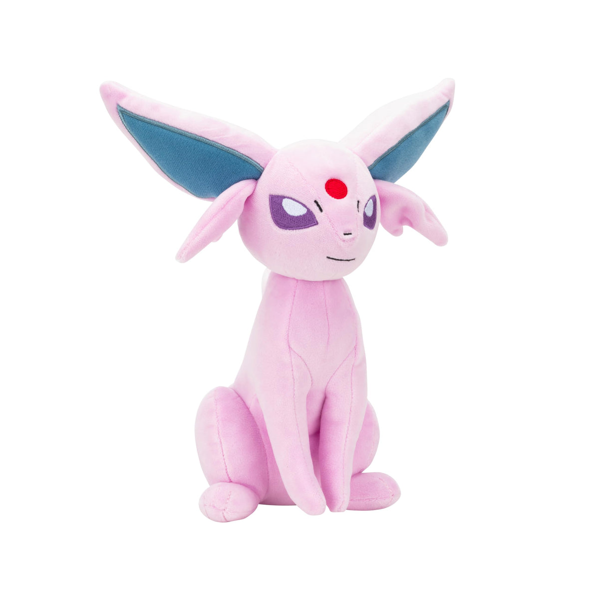 Pokemon Espeon Plush 20 cm close-up showing authentic stitching