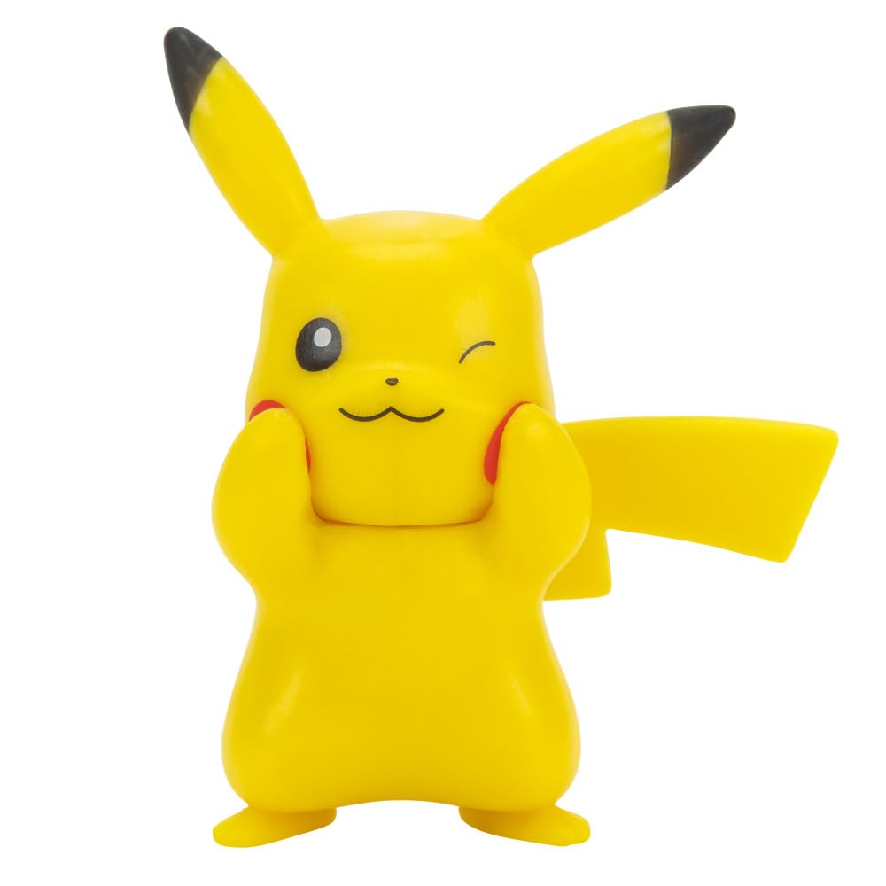 Pokémon Pikachu 2-inch figure, dynamic pose for quick battles.