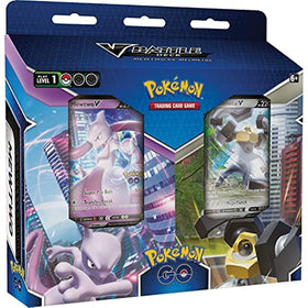 Pokémon GO V Battle Deck Mewtwo V foil card for quick battles