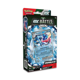 Pokemon Greninja ex Battle Deck front cover ready for action-packed battles