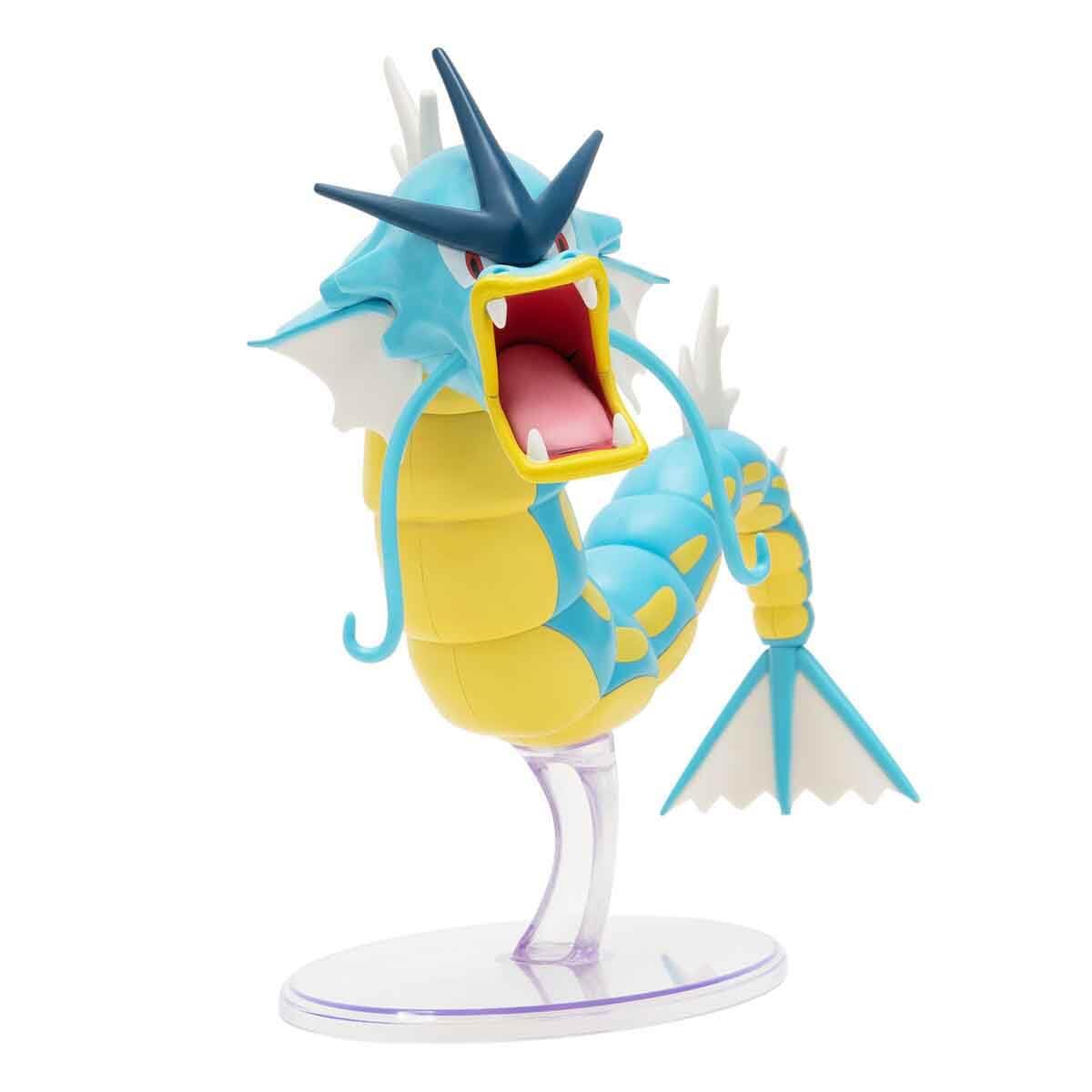 Gyrados figure shows nine articulation points for dynamic posing and action.