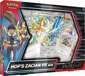 Pokémon Hop’s Zacian ex Box promo foil card ideal for collection and battles
