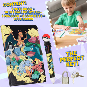 Pokemon Journal Set kids writing activities promote creativity and self-expression