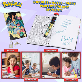 Pokemon Journal Set travel journal layout sparks on-the-go notes and stories