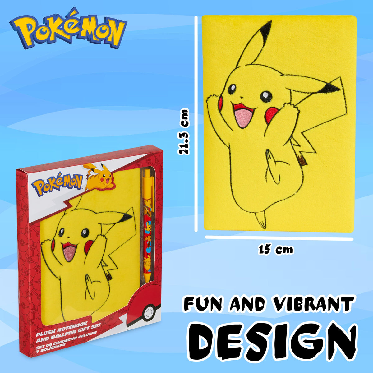 Pokemon Journal Set travel journal—compact companion for on-the-go writing.