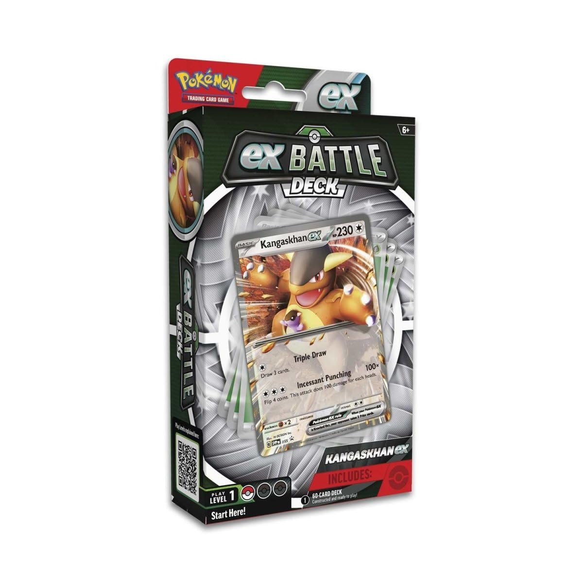 Pokemon Kangaskhan ex Battle Deck box with ready-to-play 60-card setup