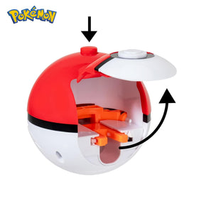 Press the launcher button to send Charmander into play.