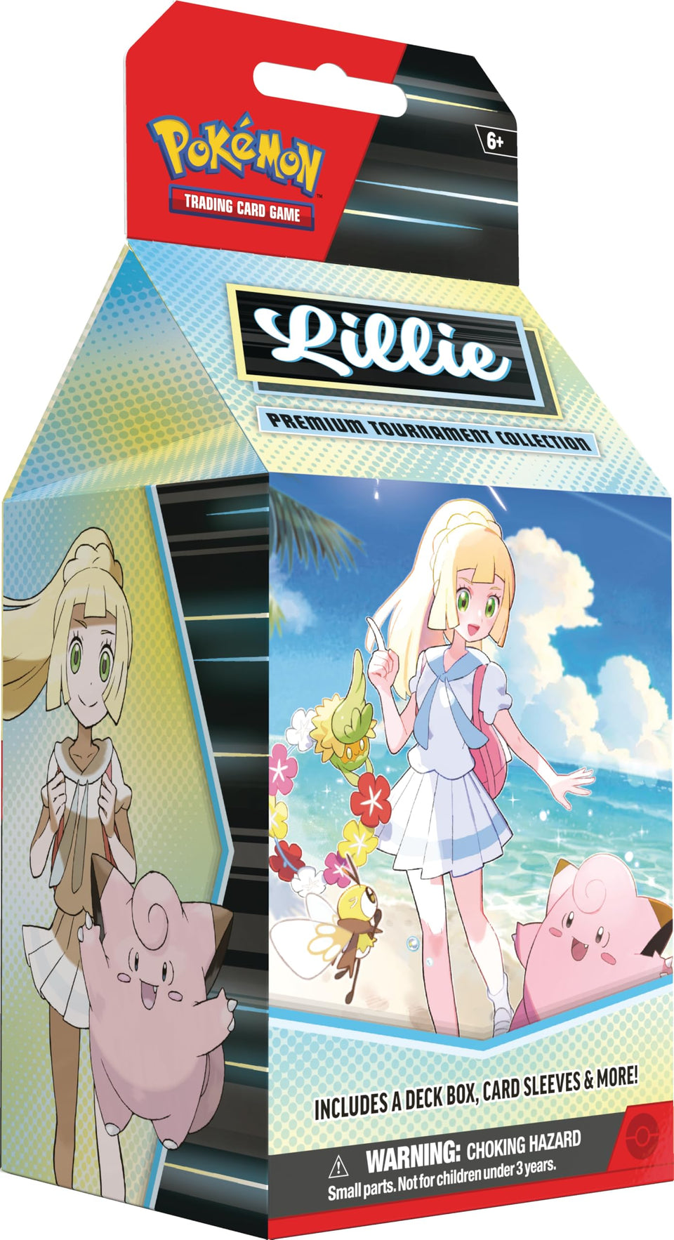 Pokemon Lillie Clefairy ex full-art promo card boosts deck presence.