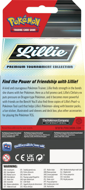 Lillie photo sticker with damage dice for personalized play accessories.