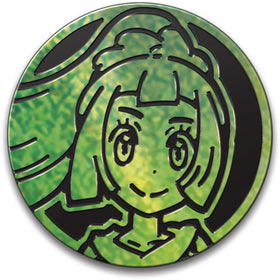 Lillie-themed card sleeves safeguard your deck and style.