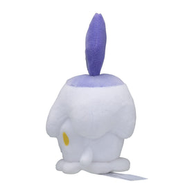 Pokemon-litwick sitting cuties plush 607, soft toy for display.