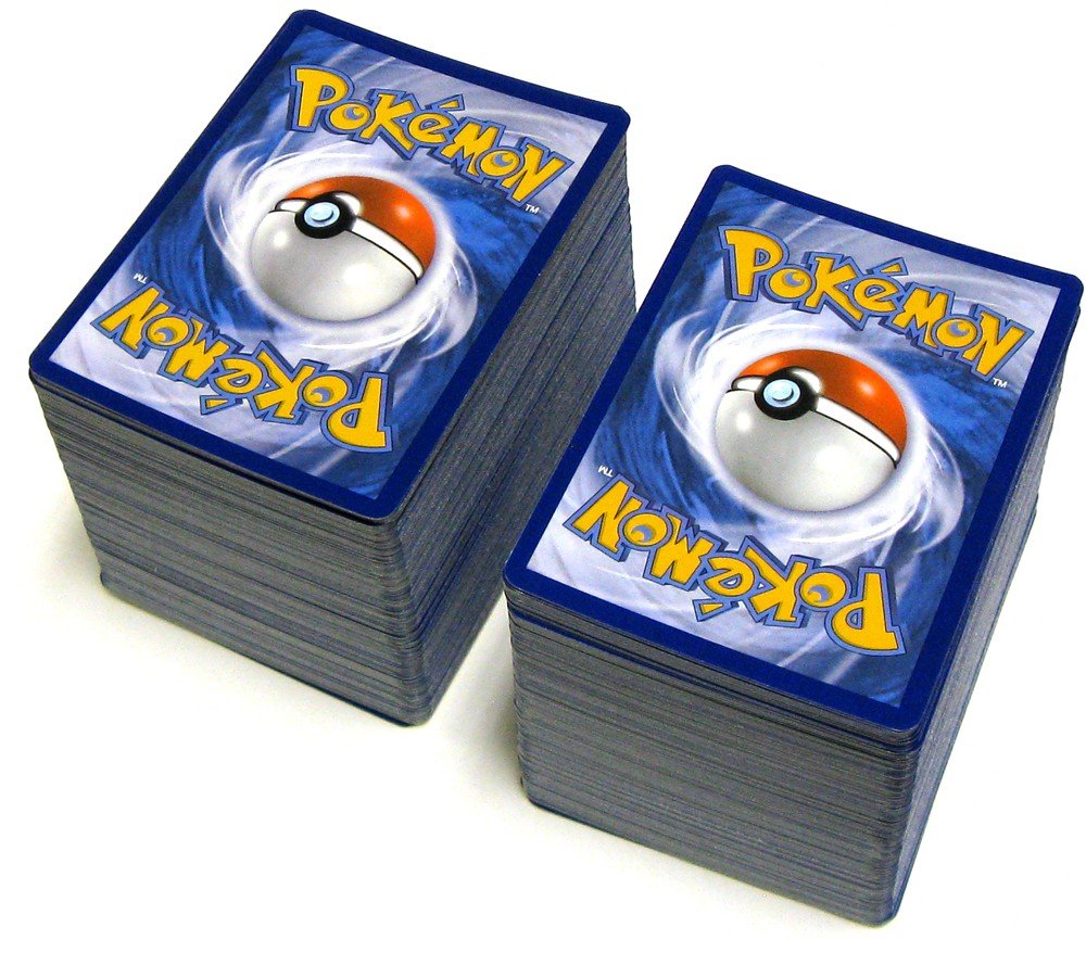 Pokemon 400-card commons and uncommons lot for bulk collection and trading.