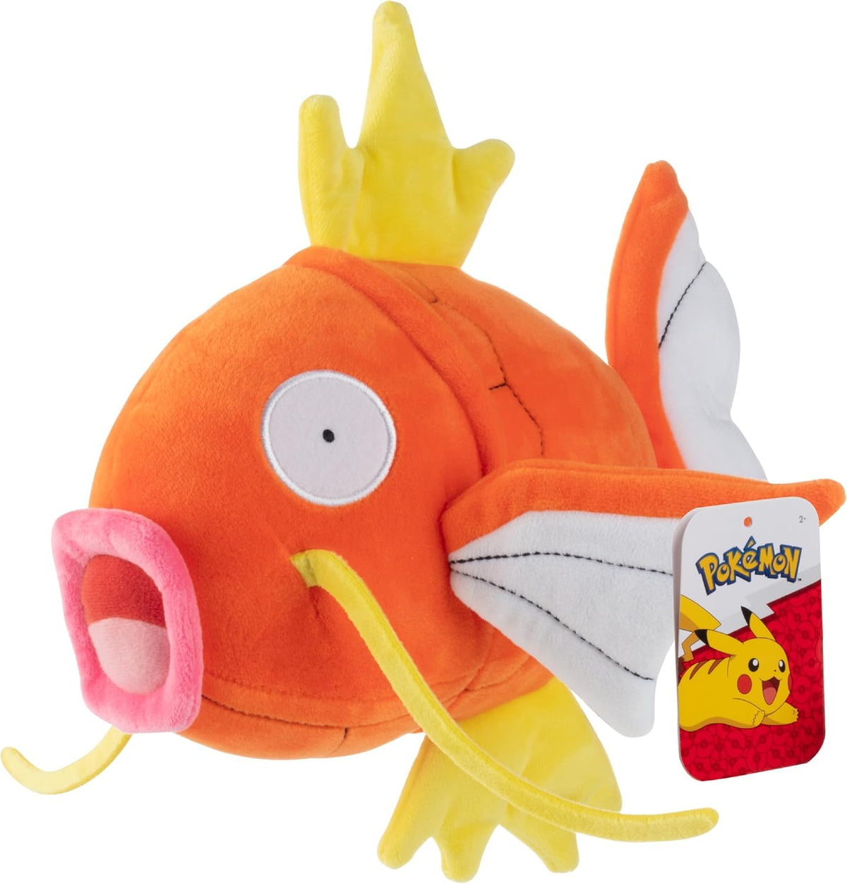 Pokémon Magikarp plush 8-inch cuddle buddy for kids and collectors.
