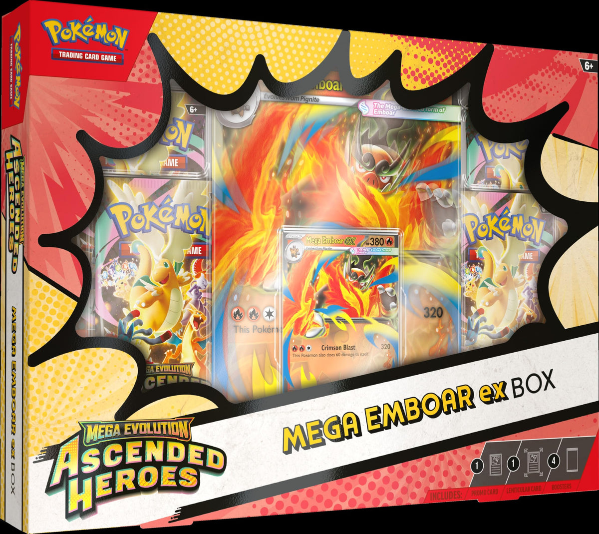 Pokémon Mega Evolution Ascended Heroes box front for collectors and players