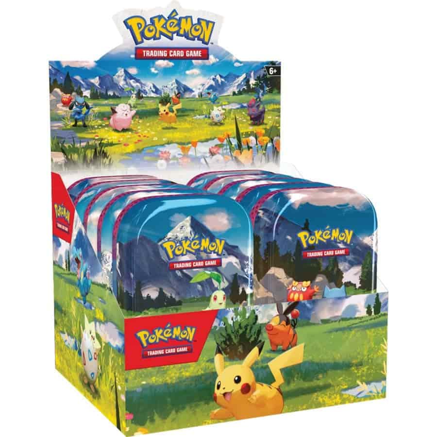Pokemon Mega Evolution Ascended Heroes Mini Tin boosters—great for building and trading your deck.