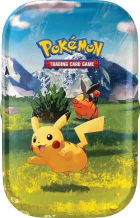 Exterior view of the portable Mega Evolution Ascended Heroes mini tin.