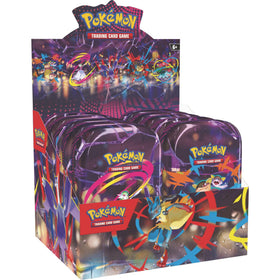 Pokemon Mega Heroes Mini Tin art card featuring collectible artwork for display.