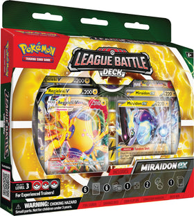 Pokémon Miraidon ex deck cover featuring battle-ready art for strategic play