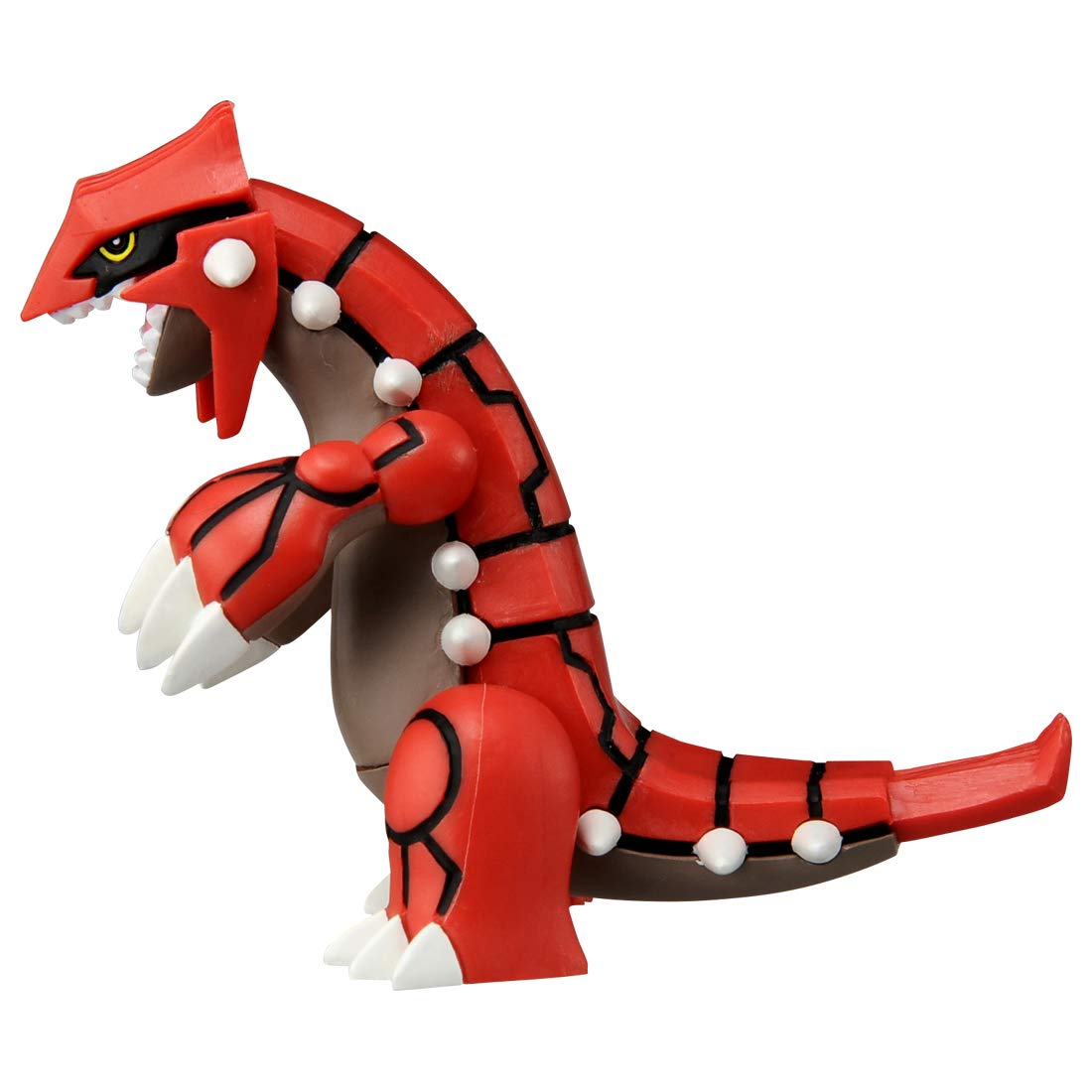 Pokémon Moncolle Groudon figurine pose—dynamic pose for imaginative battles.